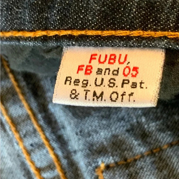 Fubu Harlem Globetrotters Denim Skirt Size 11/12 Vintage Jean Mini Basketball - Picture 10 of 10